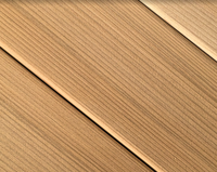 Panneau de sauna en cèdre rouge occidental, revêtement mural et de plafond en bois rainuré et langueté pour salle de sauna