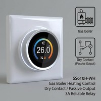 Termostato Inteligente para Calefacción por Suelo Radiante con WiFi, Perilla Giratoria, Ahorro de Energía, Control Preciso de Temperatura