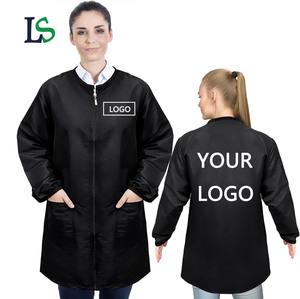 Accessoires de salon de coiffure avec logo personnalisé pour coiffeur, uniforme de coupe de cheveux de styliste, cape de coiffure, veste, blouses de toilettage pour animaux de compagnie - Product Image 1