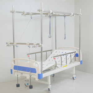 Профессиональная многофункциональная кровать для ухода за пожилыми и пациентами из нержавеющей стали с ручным приводом для домашнего использования - Product Image 6