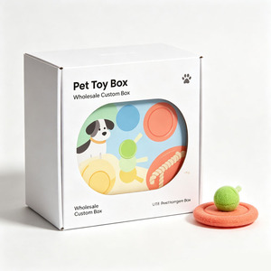Pet Toy <b>Box</b> Custom Printed Rigid Packaging With Window For Dog Cat Toys OEM Design - Product Image 6