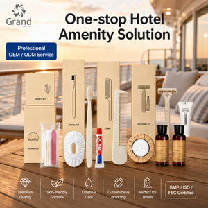 Kit de Baño Desechable Ecológico y Biodegradable de Exportación Directa de Fábrica con Accesorios Compostables para Hoteles y Cadenas Hoteleras - Product Image 1