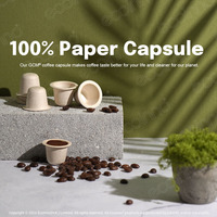 Capsule de café compostable en bagasse de canne à sucre Ecoinno, fabriquée en Chine, 100% cellulose pure, compatible avec le système Nespresso