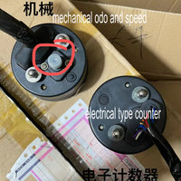 Spidometer CG125 + Odometer + Pengukur Level Oli + Indikator Gigi/Lampu + Layar LCD Dashboard untuk Sepeda Motor Instrumen Kristal Cair