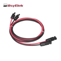 Câble PV noir rouge 4mm 6mm 10mm à un noyau double noyau pour système photovoltaïque