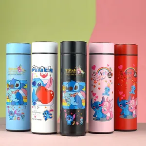 Beifu 500ML Stich Cartoon High-Quality Stainless Steel Thermos Flask, Suitable for Camping and Hiking