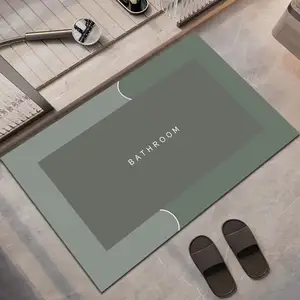 מוצרי אמבטיה סופגת רצפת מחצלת זיכרון קצף אמבט Mat סט Diatom
