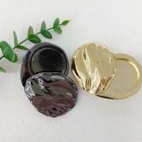 Boîte compacte portable pour parfum solide, mini boîte rechargeable en métal, étui à baume cosmétique en alliage de zinc, conteneur coulissant de luxe