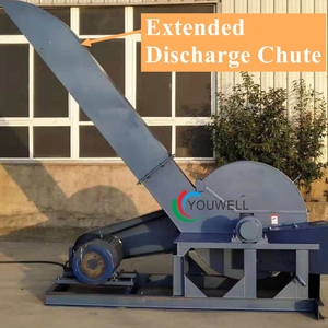 Déchiqueteuse à <span class=keywords><strong>bois</strong></span> haute capacité 12 tonnes/heure Déchiqueteuse à énergie de biomasse de résidus forestiers Décharge prolongée Chute pour usine de papeterie - Product Image 3