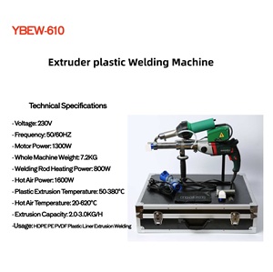 Extrudeuse de soudage automatique YIBO 3400W avec <span class=keywords><strong>pistolet</strong></span> de soudage pour matériaux HDPE/PP/PVC/PET/PC 230V Nouveau - Product Image 4