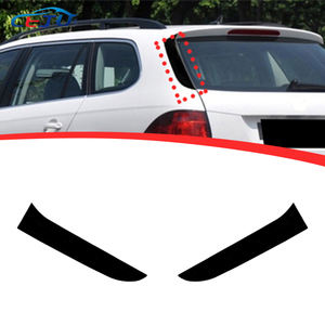 1 ensemble d'autocollants <span class=keywords><strong>de</strong></span> spoiler <span class=keywords><strong>de</strong></span> <span class=keywords><strong>toit</strong></span> arrière noir brillant, <span class=keywords><strong>garniture</strong></span> <span class=keywords><strong>de</strong></span> spoiler arrière, aileron arrière pour Volkswagen <span class=keywords><strong>Golf</strong></span> <span class=keywords><strong>6</strong></span> MK6 Variant Wagon - Product Image 1
