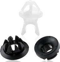 3pcs Support de capot de voiture Prop Rod Holder Clip pour la plupart des véhicules