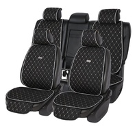 Housse de siège de voiture universelle 9 pièces en lin respirant de qualité supérieure, lavable et antidérapante, pour Mazda Volkswagen Avensis Optima
