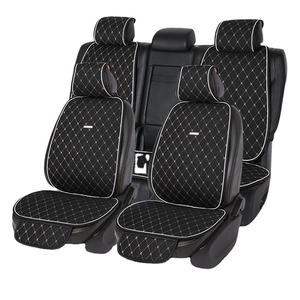 Funda de Asiento de Coche Transpirable de Lino Premium, Lavable, Antideslizante, de 9 Piezas, Universal para Mazda, Volkswagen, Kia, <span class=keywords><strong>Hyundai</strong></span>, Toyota - Product Image 3