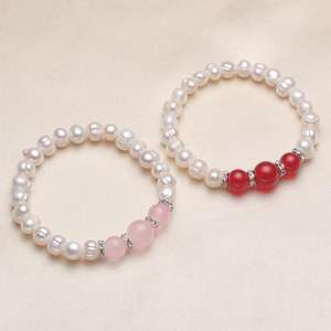 Baroque Freshwater Pearl Boudoir Bracelet Hand <b>Jewelry</b> with Fashion Design Net Red <b>Sisters</b> Bracelet <b>Jewelry</b> - Product Image 1