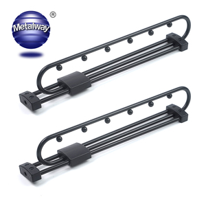 Tige de placard extensible coulissante pour armoire, garde-robe, tige de valet réglable, support organisateur de vêtements - Product Image 2