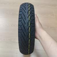 Pneu de scooter tubeless 350-10 pour la circulation urbaine, bande de roulement en caoutchouc pour moto, usage routier, adhérence durable, approvisionnement direct usine, stock disponible