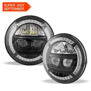 Luces Intermitentes Delanteras al por Mayor, Luz de Conducción Diurna DRL, Faro LED de 7 Pulgadas para Motocicleta, Faro Delantero para Jeep <span class=keywords><strong>Renegade</strong></span> - Product Image 6