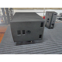 Altavoz de sonido fuerte Subwoofer doble de 18 pulgadas Altavoz de matriz de línea Equipo de sonido de audio profesional Altavoces de sistema de sonido