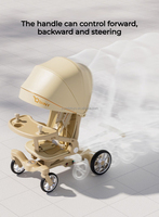 2025 nouveau 3 en 1 sûr électrique bébé poussette léger pliant électrique moteur bébé poussette