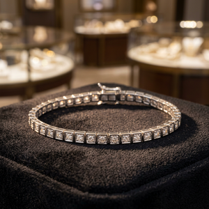 Bracelet de tennis exquis en or 14 carats avec des diamants naturels étincelants de 2,12 ct dans un cadre de canal sécurisé pour un style élégant - Product Image 2