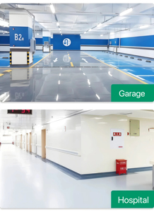 Peinture époxy liquide auto-nivelante antidérapante de haute qualité, durable, écologique, application de sable coloré au pinceau - Product Image 5