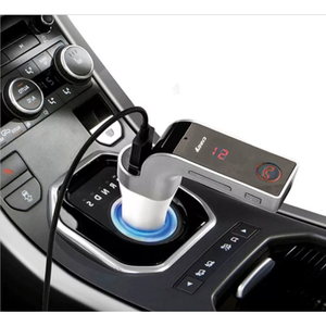เครื่องส่งสัญญาณบลูทูธ FM ในรถยนต์ พร้อมที่ชาร์จ USB และหน้าจอแสดงผล - Product Image 3