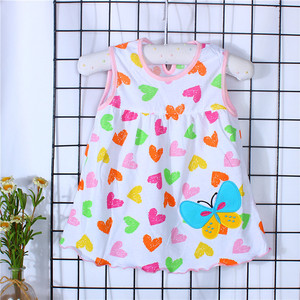 Vêtements pour bébé, jupes d'été, robe à imprimé floral pour nouveau-né, gilet de dessin animé pour fillettes, robes pour bébés filles - Product Image 2