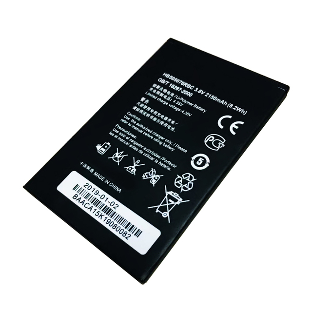 High Capacity Li-polymer 3.8V 2150mah Hb505076rbc Battery for Huawei Standard Battery Mobile Phone Original American IC 3-5days