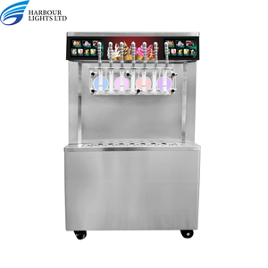 Thương mại 7 hương vị máy làm kem mềm kem tự động mềm phục vụ Kem Máy bán hàng tự động để bán - Product Image 2