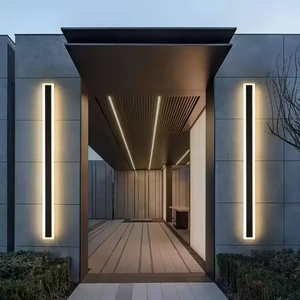 IP65 Modern Outdoor <strong>Wall</strong> Lamp Exterior Linear Strip <strong>Wall</strong> Lamp Warm White Garden <strong>Sconce</strong> Long LED <strong>Wall</strong> <strong>Light</strong> - Product Image 1
