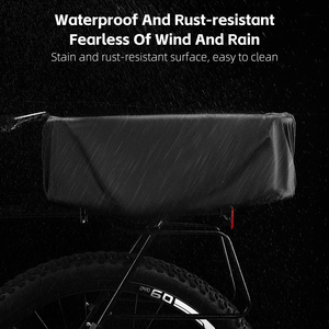 WEST BIKING <span class=keywords><strong>panier</strong></span> arrière de vélo en alliage d'aluminium stable amélioré étanche grande capacité épaissi <span class=keywords><strong>panier</strong></span> arrière de vélo électrique - Product Image 3