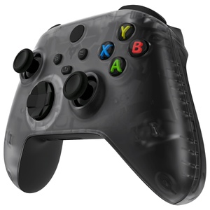 EXtremeRate – Accessoires personnalisés transparents noirs : Rails latéraux, panneaux, coques de protection et faceplates pour manette Xbox Series X|S - Product Image 3