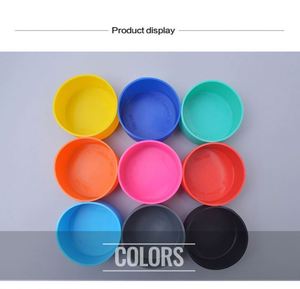 Custom Logo Silicone Bottom Sleeve Protective <b>Boot</b> <b>Cover</b> for Sport Water Bottle 12-24OZ Stainless Steel Water Bottle - Product Image 4