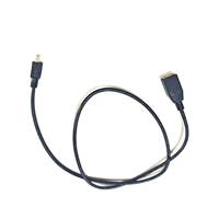 Câble d'extension USB 2.0 A femelle vers Mini USB 5 broches mâle, 750 mm, faisceau de câbles USB
