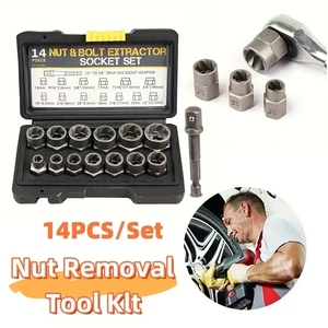 Tự động sửa chữa công cụ thiết lập thép Nut Remover Nut Bolt vít loại bỏ công cụ tự động bảo vệ tay áo cờ lê hộp máy công cụ - Product Image 6