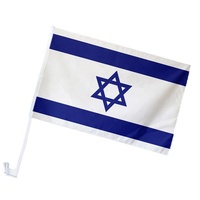 Drapeau de voiture personnalisé Samoa, drapeau Tonga double face avec support robuste, 100% polyester imprimé, bannière de décoration de voiture