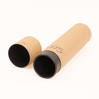 Boîtes cylindriques personnalisées écologiques en papier kraft rond pour cartes postales, soins de la peau, vin, parfum, emballages alimentaires