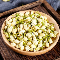 Kuncup Melati Kering Alami, Dapat Dimakan, untuk Campuran Minuman Herbal & Dekorasi, Grosir