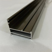 Conception moderne extérieure douce amicale de moulage de porte en aluminium léger DIY