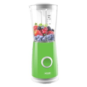 * Sbocco * frullatore elettrico da cucina 400mL 170W per frutta e verdura con modalità impulso 4 lame in acciaio inox colore rosso-casa - Product Image 4