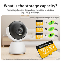 Kodak 100% Original TF 128GB Plastik-SD-Karte V30 Klasse 10 Gelb 3 Jahre Garantie für Innenkameras