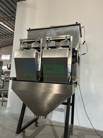 Peseuse linéaire automatique à 2 têtes de grande capacité (24 L) pour amandes, chips et riz
