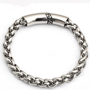 yunnique Fashion Snake <b>Chain</b> Bracelet 316 <b>Titanium</b> Steel Magnetic Clasp Unisex Jewelry - Product Image 5