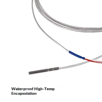 Capteur de température à résistance en platine SMD PT100 haute précision, type vis à trois fils, précision 0,2°C, plage de fonctionnement 0-100°C