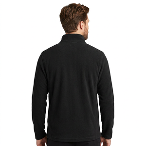 Veste polaire épaisse coupe-vent et écologique pour homme, style streetwear, sweat-shirt chaud avec logo brodé, collection automne-hiver - Product Image 1