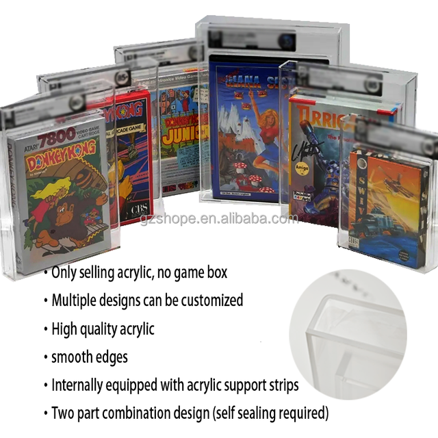 SHP Acrylic Protective Case for PlayStation 3 GTA V & NES Teenage Mutant Ninja Turtles, UV Shield Acrylic Display Shell case