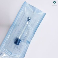 Vente en gros de flacons en verre de 3 ml et 4 ml avec couvercle en aluminium Tuteng et bouchon en caoutchouc pour les soins de la peau, écologiques, logo personnalisé