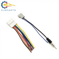 Faisceau de câblage audio modifié pour automobile, adaptateur 20 broches avec câble de connexion d'antenne pour autoradio Nissan