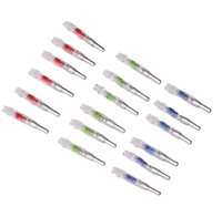 ID 6.2mm encoches de flèche éclairées avec interrupteur pour tir à l'arc arc à poulies boule en acier et flèche accessoires de tir à double usage